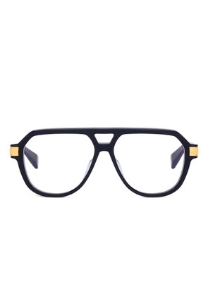 Balmain Eyewear pilot-frame glasses - Black