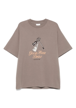 Drôle De Monsieur graphic-print T-shirt - Grey
