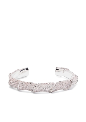 Eddie Borgo Pavé Scroll cuff - Silver