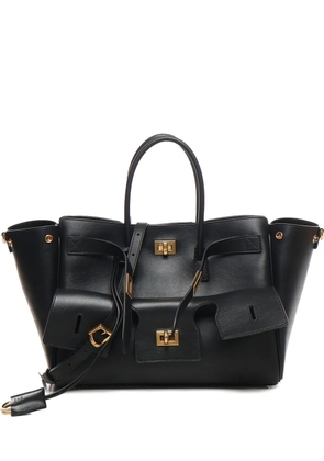 Balenciaga small Bell Air leather tote bag - Black