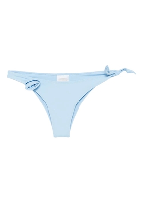 Coperni flower-detail tie-side bikini bottoms - Blue