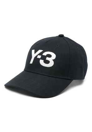 Y-3 logo-embroidered cap - Black