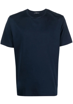 Herno short-sleeve cotton T-shirt - Blue