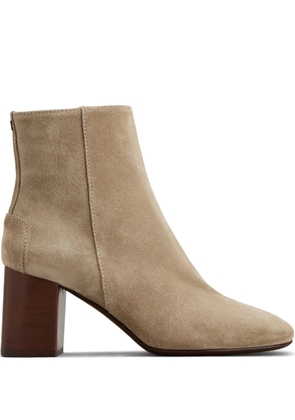 Tod's 70mm leather boots - Neutrals