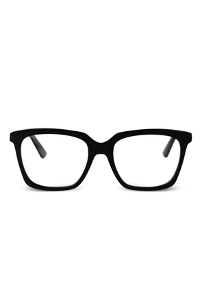 Alexander McQueen Eyewear angular frame optical glasses - Black
