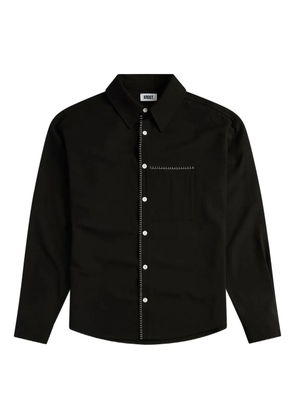 KROST stitch detail shirt - Black