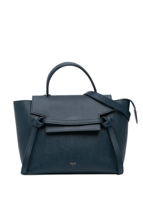 Celine Pre-Owned 2017 Mini Grained Calfskin Belt Bag satchel - Blue