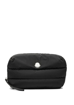 Moncler quilted-pattern clutch bag - Black