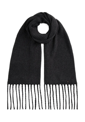 Tommy Hilfiger fringed scarf - Black