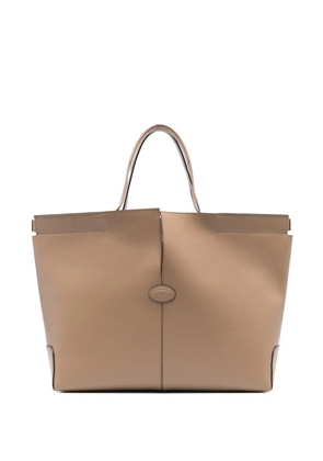 Tod's medium leather tote bag - Brown