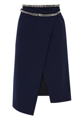 Stella McCartney chain-embellished skirt - Blue