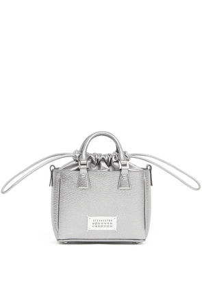 Maison Margiela 5AC metallic-effect tote bag - Silver