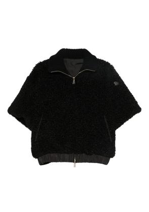 Moncler dual-sided high-collar jacket - Black