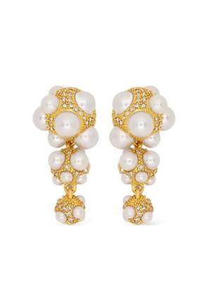 Oscar de la Renta dangling earrings - Gold