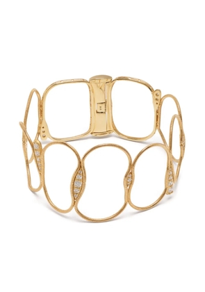 Fernando Jorge 18kt yellow gold Fluid diamond bracelet