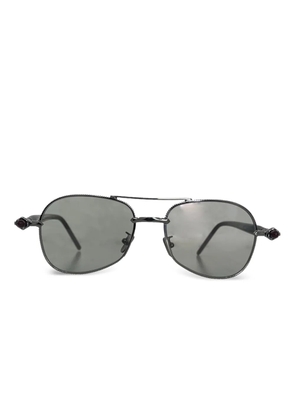 Kuboraum P75 pilot-frame sunglasses - Grey