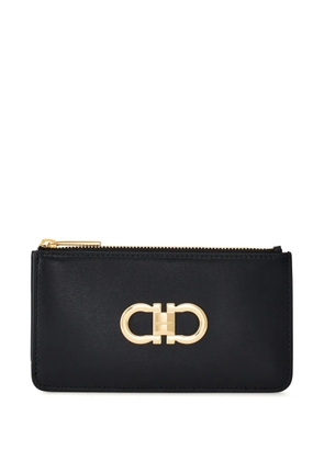 Ferragamo Gancini leather cardholder - Black
