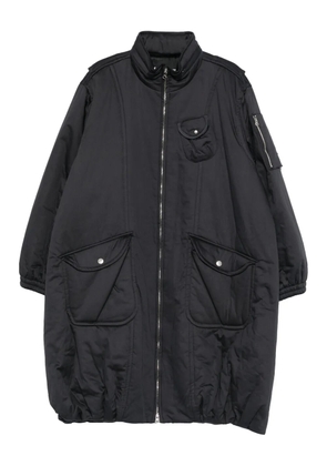 Open YY Cargo zip-up oversized coat - Blue