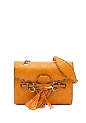 Gucci Pre-Owned 2016-2025 Mini Guccissima Emily crossbody bag - Orange
