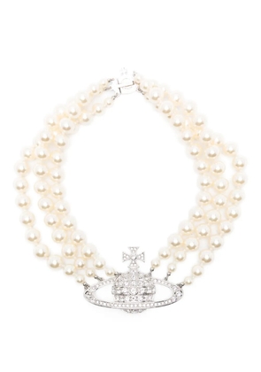Vivienne Westwood Orb pearl-detail necklace - Silver