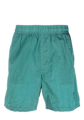 Stone Island logo-patch swim shorts - Blue
