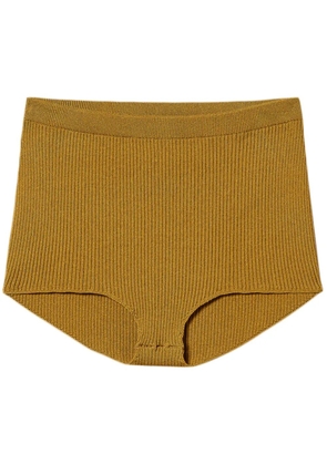 TWINSET knitted mini shorts - Green