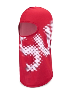 Supreme Halftone-logo balaclava - Red