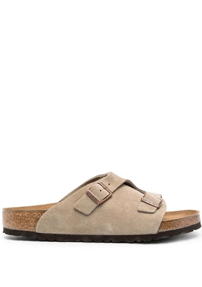 Birkenstock Zurich buckled slip-on sandals - Neutrals