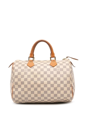 Louis Vuitton Pre-Owned 2011 Damier Azur Speedy 30 boston bag - White