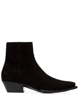 Saint Laurent Lukas 40mm cowboy ankle boots - Black
