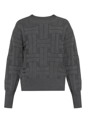 Kenzo embossed-knit sweater - Grey