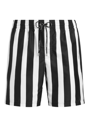 Dolce & Gabbana striped swim shorts - Black