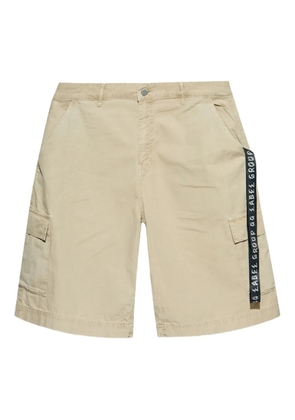 44 LABEL GROUP cotton bermuda shorts - Neutrals