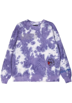KidSuper tie-dye embroidered sweatshirt - Purple