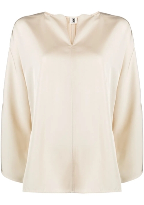 By Malene Birger Calias V-neck blouse - Neutrals