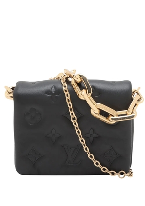 Louis Vuitton Pre-Owned 2021-2025 Monogram Embossed Puffy Lambskin Coussin belt bag - Black