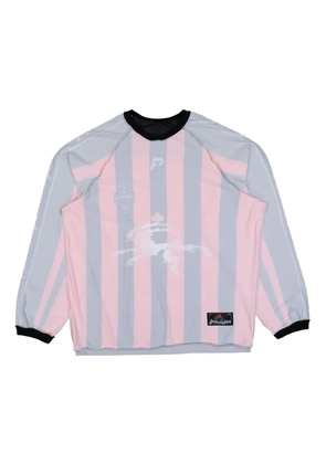 PROTOTYPES striped-pattern sweatshirt - Red