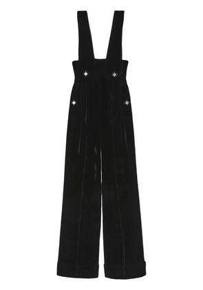 Gucci sleeveless velvet jumpsuit - Black