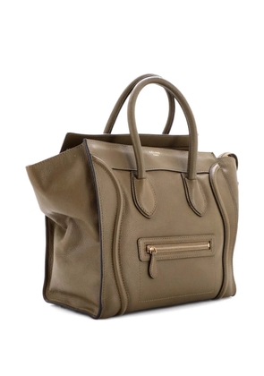 Celine Pre-Owned Luggage Bag Grainy Leather Mini tote bag - Green