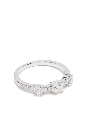 Anita Ko 18kt white gold Collins diamond ring - Silver