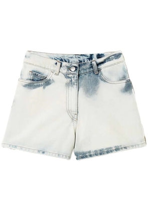 TWINSET super bleached denim shorts - Blue