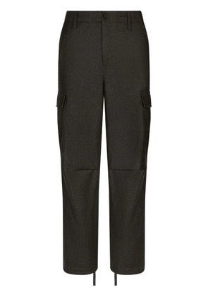 Dolce & Gabbana virgin-wool cargo trousers - Grey