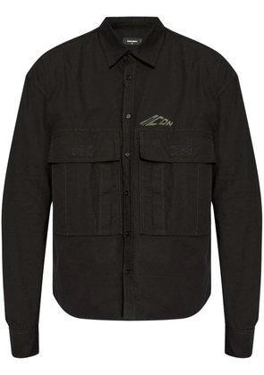 DSQUARED2 Icon-logo shirt - Black