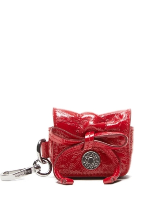 Acne Studios multi-pocket headphones case - Red