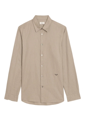 Zadig&Voltaire Sid button shirt - Neutrals