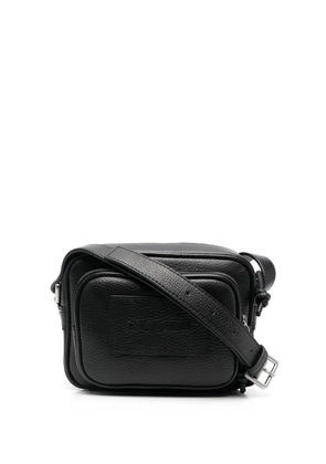 Emporio Armani multi-pocket crossbody messenger bag - Black