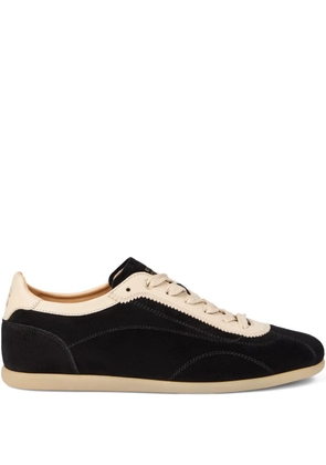 Brunello Cucinelli suede panelled sneakers - Black