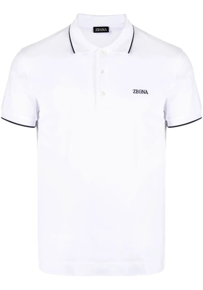 Zegna cotton polo shirt - White