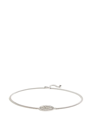 Valentino Garavani VLogo Signature belt - Silver