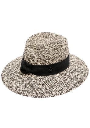 Maison Michel Virginie wide-brim hat - Neutrals